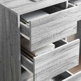 Scrivania Grigio Sonoma 90 x 37.5 x 75 cm Legno truciolato