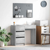 Scrivania Grigio Sonoma 90 x 37.5 x 75 cm Legno truciolato