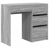 Scrivania Grigio Sonoma 90 x 37.5 x 75 cm Legno truciolato