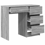 Scrivania Grigio Sonoma 90 x 37.5 x 75 cm Legno truciolato
