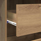 Scrivania con cassetto Rovere artigianale 90 x 37.5 x 75 cm