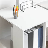 Scrivania Bianco 130 x 50.5 x 75 cm Legno truciolato