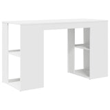 Scrivania Bianco 130 x 50.5 x 75 cm Legno truciolato