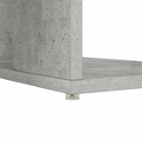 Scrivania Grigio cemento 130 x 50.5 x 75 cm Legno truciolato