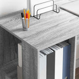 Scrivania Grigio Sonoma 130 x 50.5 x 75 cm Legno truciolato
