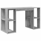 Scrivania Grigio Sonoma 130 x 50.5 x 75 cm Legno truciolato