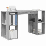 Scrivania Grigio Sonoma 130 x 50.5 x 75 cm Legno truciolato