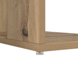 Scrivania con lo scaffale Rovere artigianale 130 x 50.5 x 75 cm