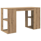 Scrivania con lo scaffale Rovere artigianale 130 x 50.5 x 75 cm