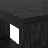 Scrivania Rovere Nero 90 x 50 x 75 cm Legno truciolato