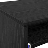 Scrivania Rovere Nero 77.5 x 43 x 79 cm Legno truciolato