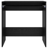 Scrivania Rovere Nero 77.5 x 43 x 79 cm Legno truciolato