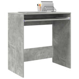 Scrivania Grigio cemento 77.5 x 43 x 79 cm Legno truciolato