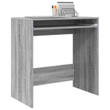 Scrivania Grigio Sonoma 77.5 x 43 x 79 cm Legno truciolato