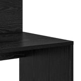 Scrivania Rovere Nero 90 x 48 x 101,5 cm Legno truciolato
