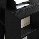Scrivania Rovere Nero 90 x 48 x 101,5 cm Legno truciolato