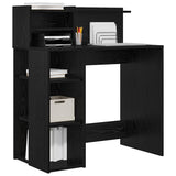 Scrivania Rovere Nero 90 x 48 x 101,5 cm Legno truciolato