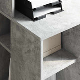 Scrivania Grigio cemento 90 x 48 x 101,5 cm Legno truciolato