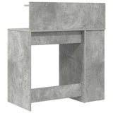 Scrivania Grigio cemento 90 x 48 x 101,5 cm Legno truciolato