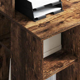 Scrivania Rovere fumé 90 x 48 x 101,5 cm Legno truciolato