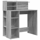 Scrivania Grigio Sonoma 90 x 48 x 101,5 cm Legno truciolato