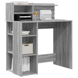 Scrivania Grigio Sonoma 90 x 48 x 101,5 cm Legno truciolato