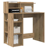 Scrivania Rovere artigianale Legno truciolato