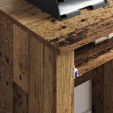 Scrivania con Ruote con cassetto Legno vecchio 91 x 50 x 77 cm