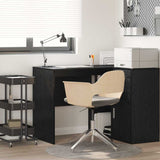 Scrivania Rovere Nero 102 x 50 x 75 cm Legno truciolato