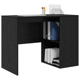 Scrivania Rovere Nero 102 x 50 x 75 cm Legno truciolato