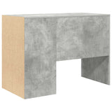 Scrivania Grigio cemento 102 x 50 x 75 cm Legno truciolato
