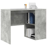 Scrivania Grigio cemento 102 x 50 x 75 cm Legno truciolato