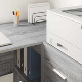 Scrivania Grigio Sonoma 102 x 50 x 75 cm Legno truciolato