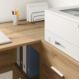 Scrivania Rovere artigianale Legno truciolato 102 x 50 x 75 cm