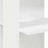 Scrivania ad angolo con lo scaffale Bianco 140 x 113,5 x 75 cm