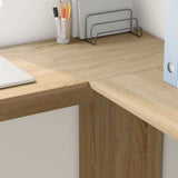 Scrivania ad angolo Rovere Sonoma 140 x 113,5 x 75 cm