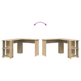 Scrivania ad angolo Rovere Sonoma 140 x 113,5 x 75 cm