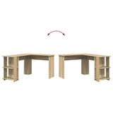 Scrivania ad angolo Rovere Sonoma 140 x 113,5 x 75 cm