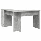 Scrivania ad angolo Grigio cemento 140 x 113,5 x 75 cm