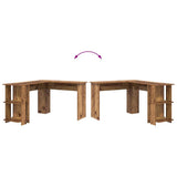 Scrivania ad angolo Legno vecchio 140 x 113,5 x 75 cm