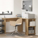 Scrivania ad angolo Rovere artigianale Legno truciolato