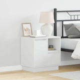 Armadio da Notte Bianco 50 x 34,5 x 50 cm. Legno truciolato