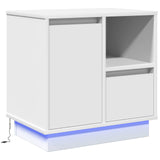 Armadio da Notte Bianco 50 x 34,5 x 50 cm. Legno truciolato