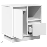 Armadio da Notte Bianco 50 x 34,5 x 50 cm. Legno truciolato