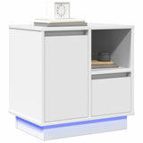 Armadio da Notte Bianco 50 x 34,5 x 50 cm. Legno truciolato