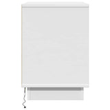 Armadio da Notte Bianco 50 x 34,5 x 50 cm. Legno truciolato