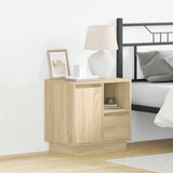 Armadio da Notte con cassetto Rovere Sonoma 50 x 34,5 x 50 cm.