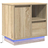 Armadio da Notte con cassetto Rovere Sonoma 50 x 34,5 x 50 cm.