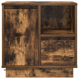 Armadio da Notte 2 pcs Rovere fumé 50 x 34,5 x 50 cm.