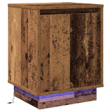 Armadio da Notte 2 pcs Legno vecchio 39 x 34,5 x 50 cm